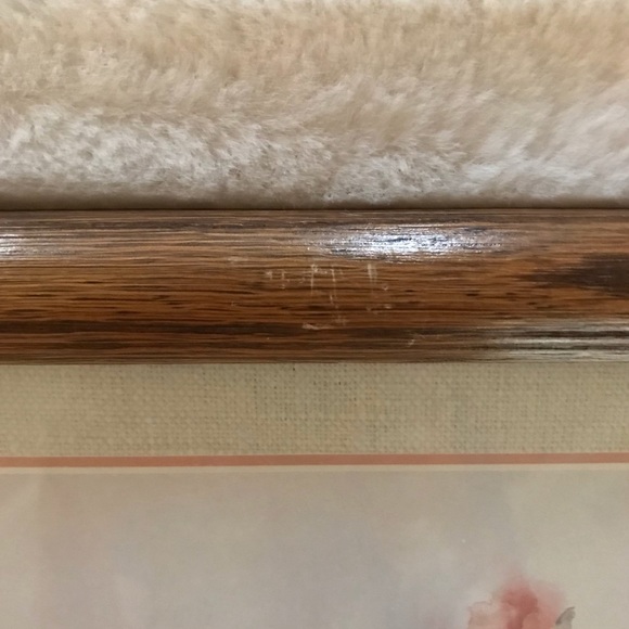 Vintage Framed Floral Art, Medium (Part of 3 Piece Set) - Picture 5 of 5